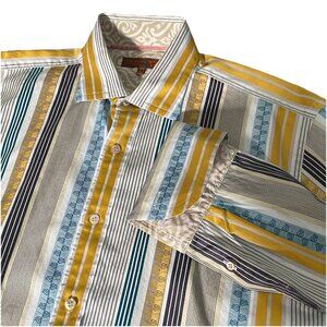 Ted Baker Limited Edition Global Collection French Flip Cuff Dress Shirt 16.5/42